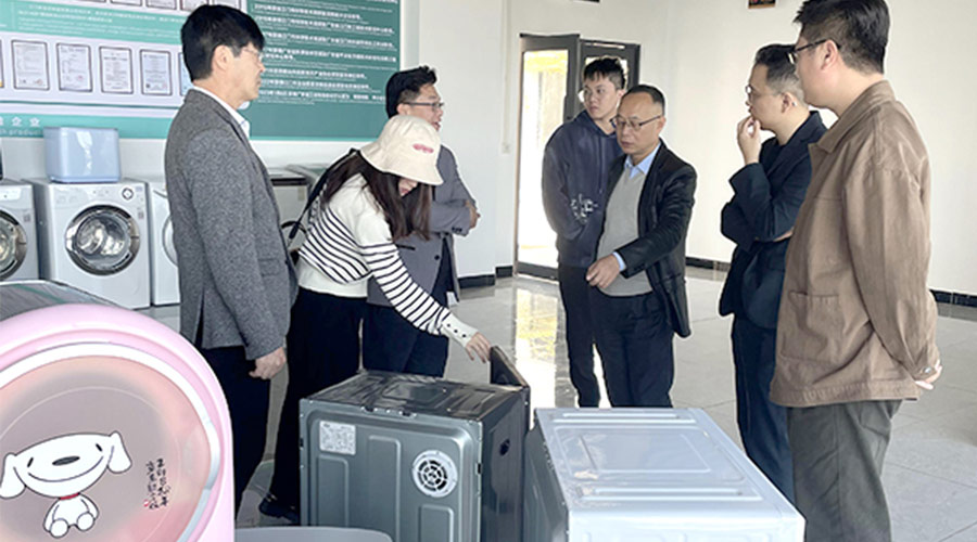 再續前緣！客戶遠道而來到訪金環電器洽談滾筒干衣機合作