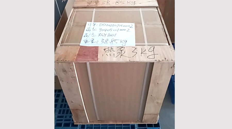 吸引客戶關注！金環電器熱泵滾筒干衣機小樣出貨國外